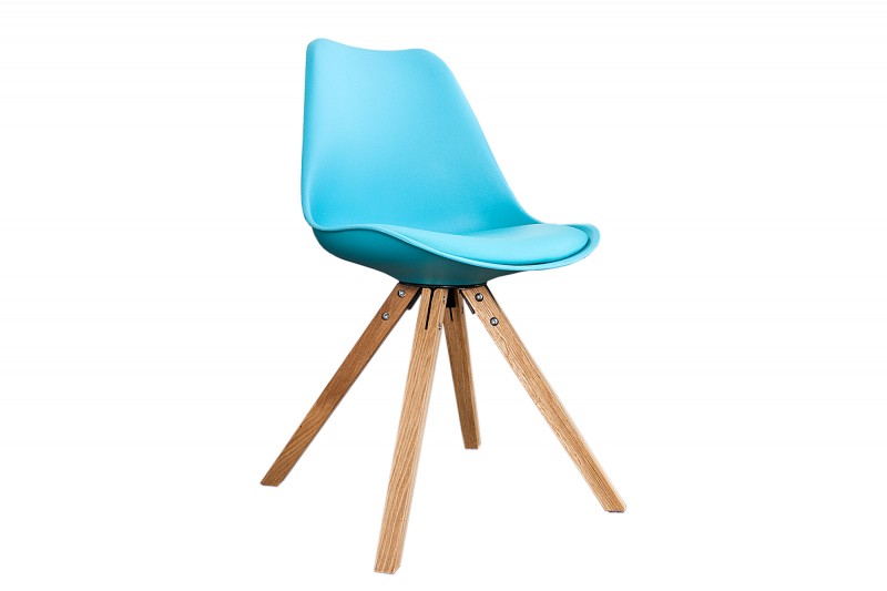 Jídelní židle Scandinavia Plastic - tyrkysová  / 36206