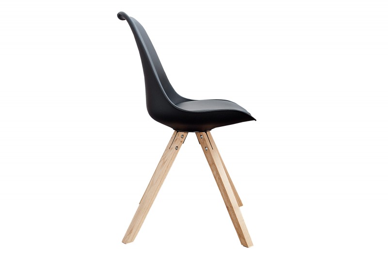 Jídelní židle Scandinavia Plastic - černá / 36188