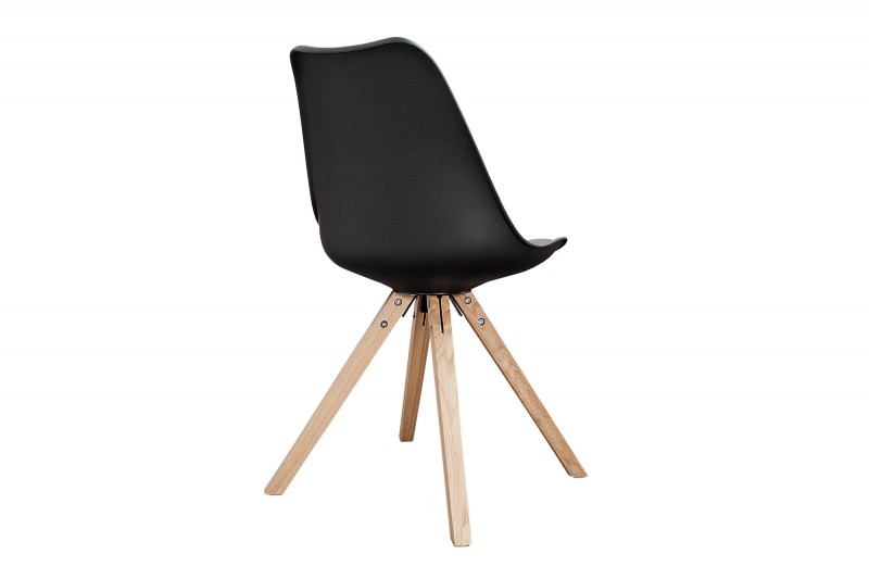 Jídelní židle Scandinavia Plastic - černá / 36188