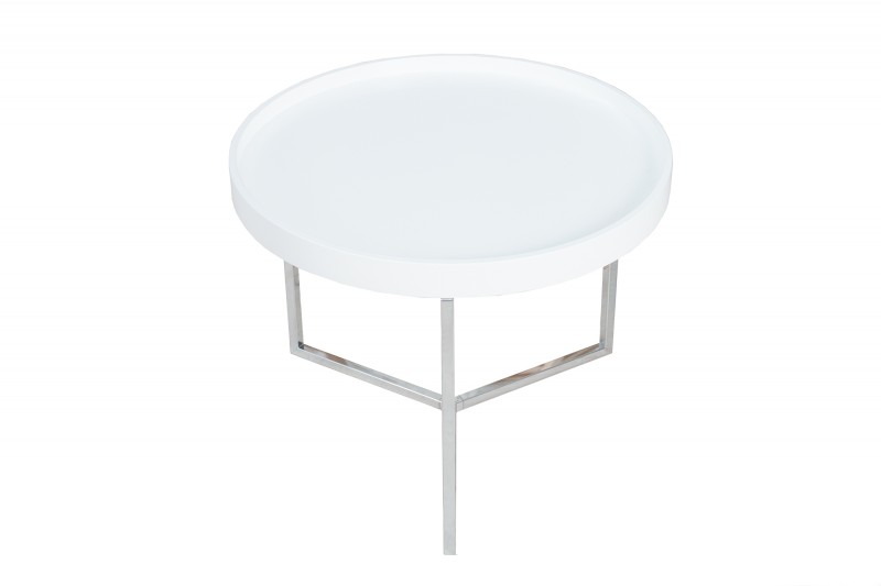 Konferenční stolek Modular 60cm - bílá, stříbrná / 36718
