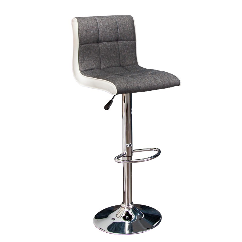 Barová židle Ambiente 90-115cm - šedá, bílá / 36829