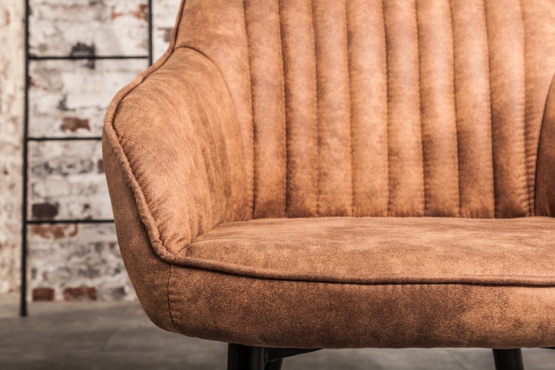 Jídelní židle Monroe - vintage světle hnědá / 38789