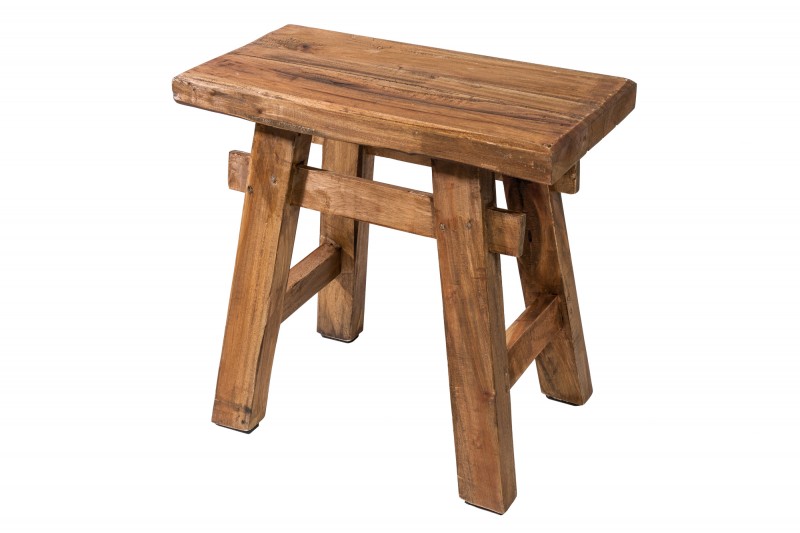 Stolička Hemingway 40cm - recyklované dřevo / 36635