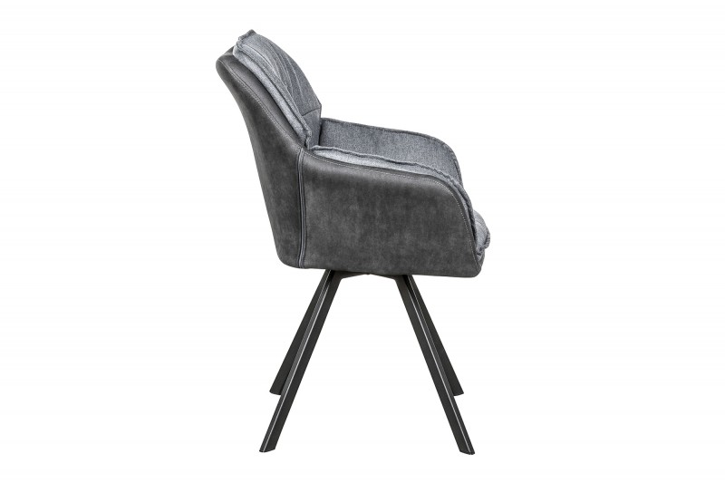 Jídelní židle Orlando - šedá, antracit / 39301 - 4ks skladem