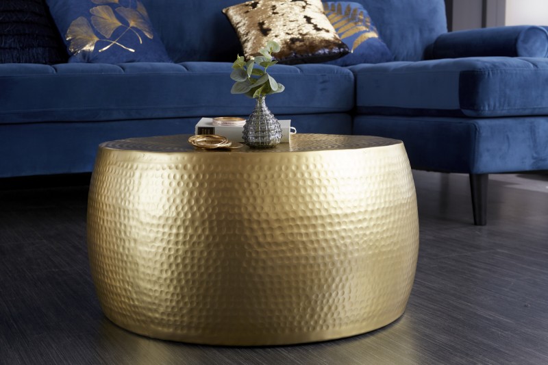 Konferenční stolek Sidon 60cm - zlatý / 39886