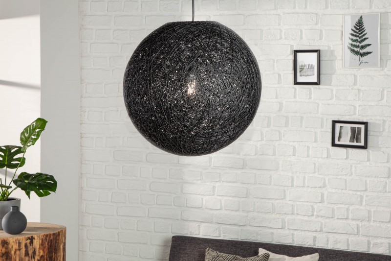 Závěsná lampa Milles 35cm - černá / 35271