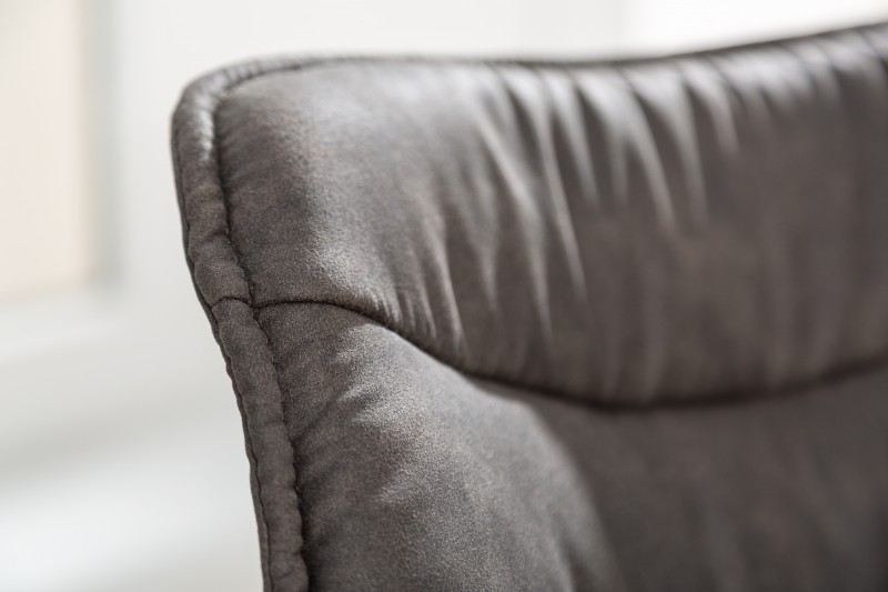 Barová židle Molly Comfort - antická šedá / 39936 - 1ks skladem