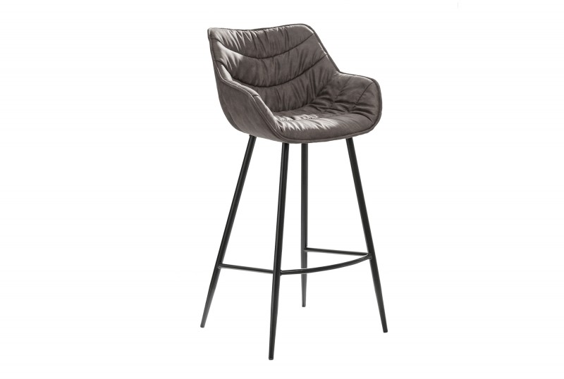 Barová židle Molly Comfort - antická šedá / 39936 - 1ks skladem
