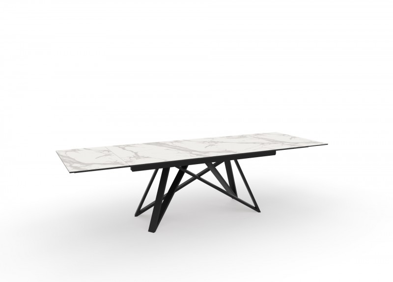 Jídelní stůl Ceramic I 180-220-260cm x 90cm  - mramor / 40119