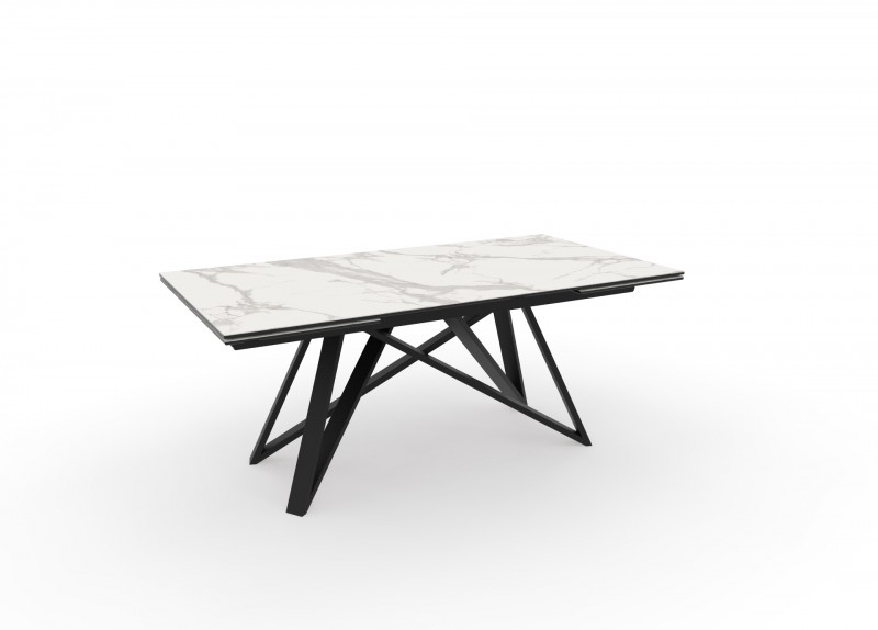 Jídelní stůl Ceramic I 180-220-260cm x 90cm  - mramor / 40119