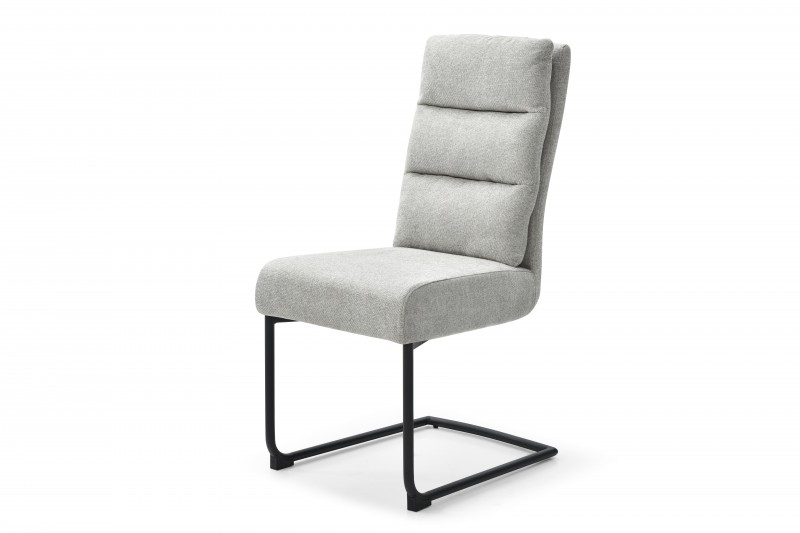 Konferenční židle Comfort texturovaná látka světle šedá / 40462