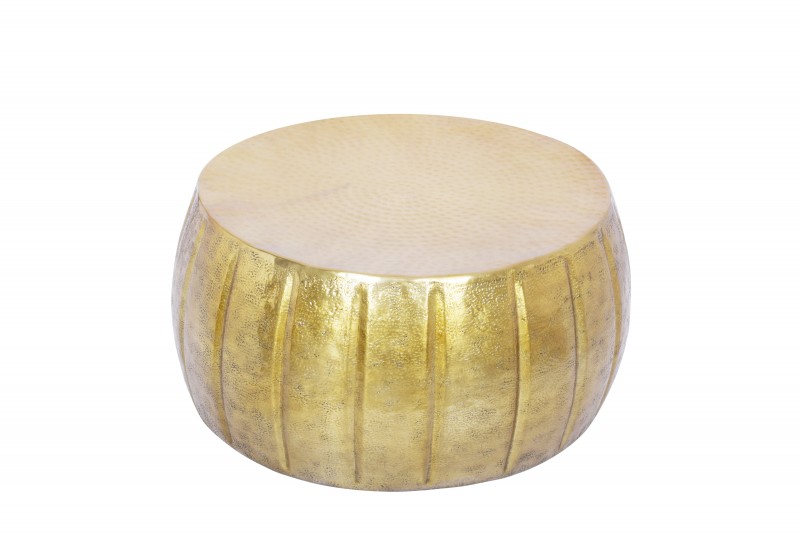 Konferenční stolek Agadir 65cm - hliník, zlatý / 40217 