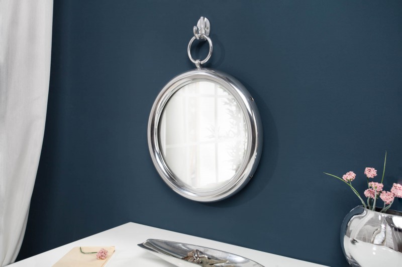 Závěsné zrcadlo Portrait 30cm - stříbrné / 40099 - 5ks skladem