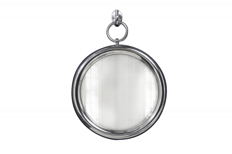 Závěsné zrcadlo Portrait 30cm - stříbrné / 40099 - 5ks skladem