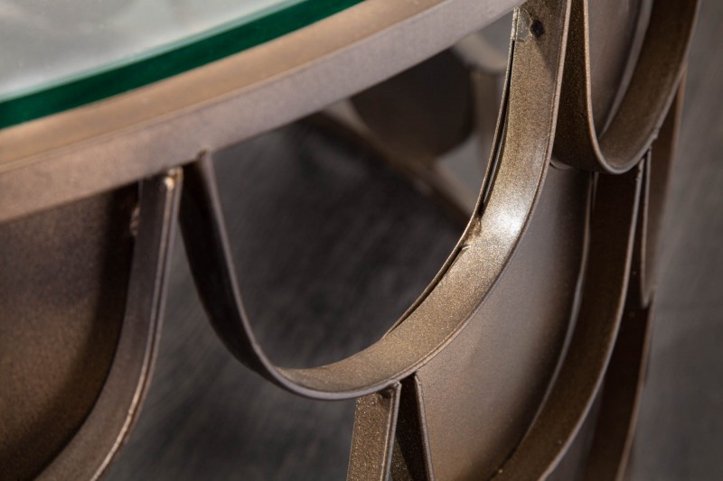 Konferenční stolek Abstraktní rybí váhy design 60cm / 40110