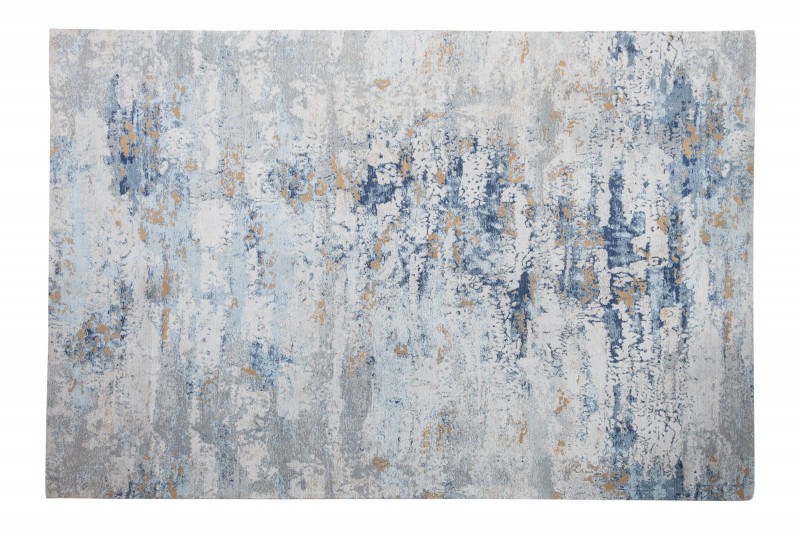 Teppich Abstrakt 350x240cm grau blau/ 40523 -8082