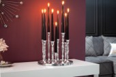 Kerzenständer 9-flammig silber/ 17366 