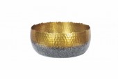 Deko Schale Orient 31cm gold mit Patina/ 41561 