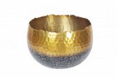 Deko Schale Orient 18cm gold mit Patina/ 41562 