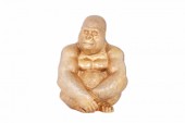 Gorilla Figur Kong gold/ 41687 