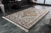 Teppich Ethno grau bunt Wolle 160 x 230cm/ 41465