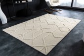 Teppich Abstract elfenbein Wolle 160 x 230cm/ 41470 