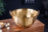 Deko Schale Orient 40cm gold Hammerschlag/ 42239 