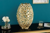 Vase Abstract Leaf 50cm gold/ 43218 