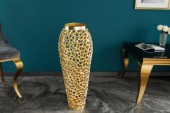 Vase Abstract Leaf 65cm gold/ 43221 