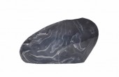 Vase Stone schwarz Marmoroptik/ 43187 