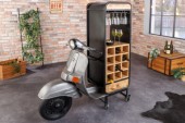 Barschrank Scooter 160cm Upcycling/ 43600 